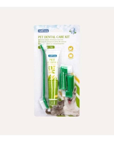 Set de Cepillos y Pasta de Dientes para Mascotas