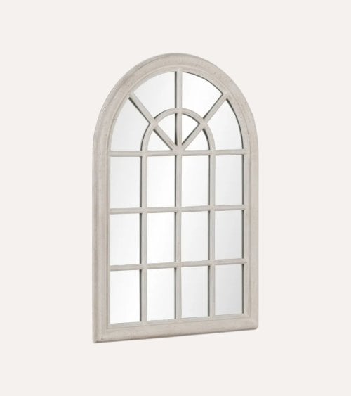 Espejo de Pared Ventana Vintage de Madera