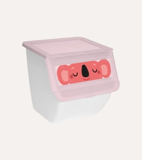 Contenedor Apilable Koala de Almacenamiento de Plástico