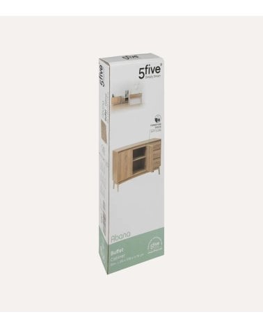 Aparador Abana con 2 Puertas y 3 Cajones de MDF