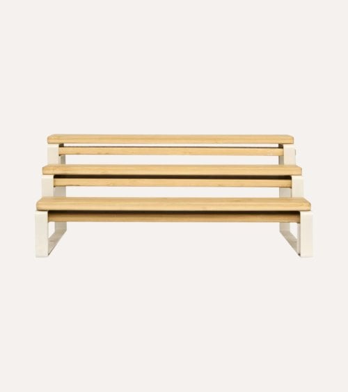 Estante Extensible para Especias Ordera de Bambú y Metal
