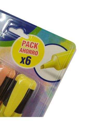 Marcadores Fluorescentes Pastel Pack 6 unidades-2