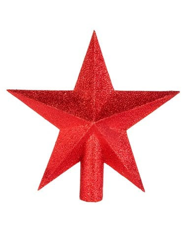 Crest Star 22cm rojo brillo