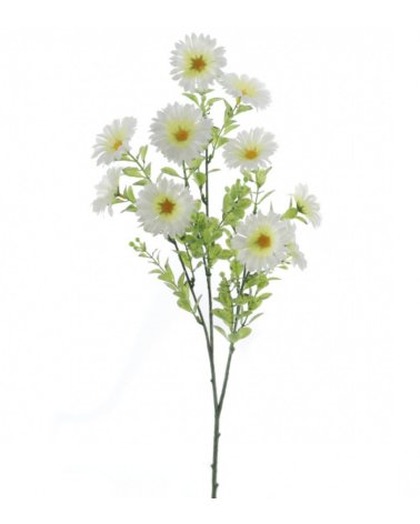 Margarita Blanca Artificial de 70 cm - Decoracion Floral para Interiores-1