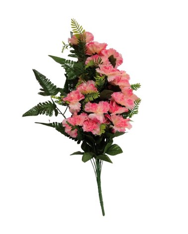 Ramo de Claveles Artificiales de Alta Calidad, Flores Decorativas-4